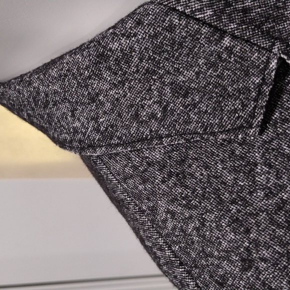 J. Crew gray heather cotton blend double breasted blazer/coat. Size 14 - Picture 6 of 12